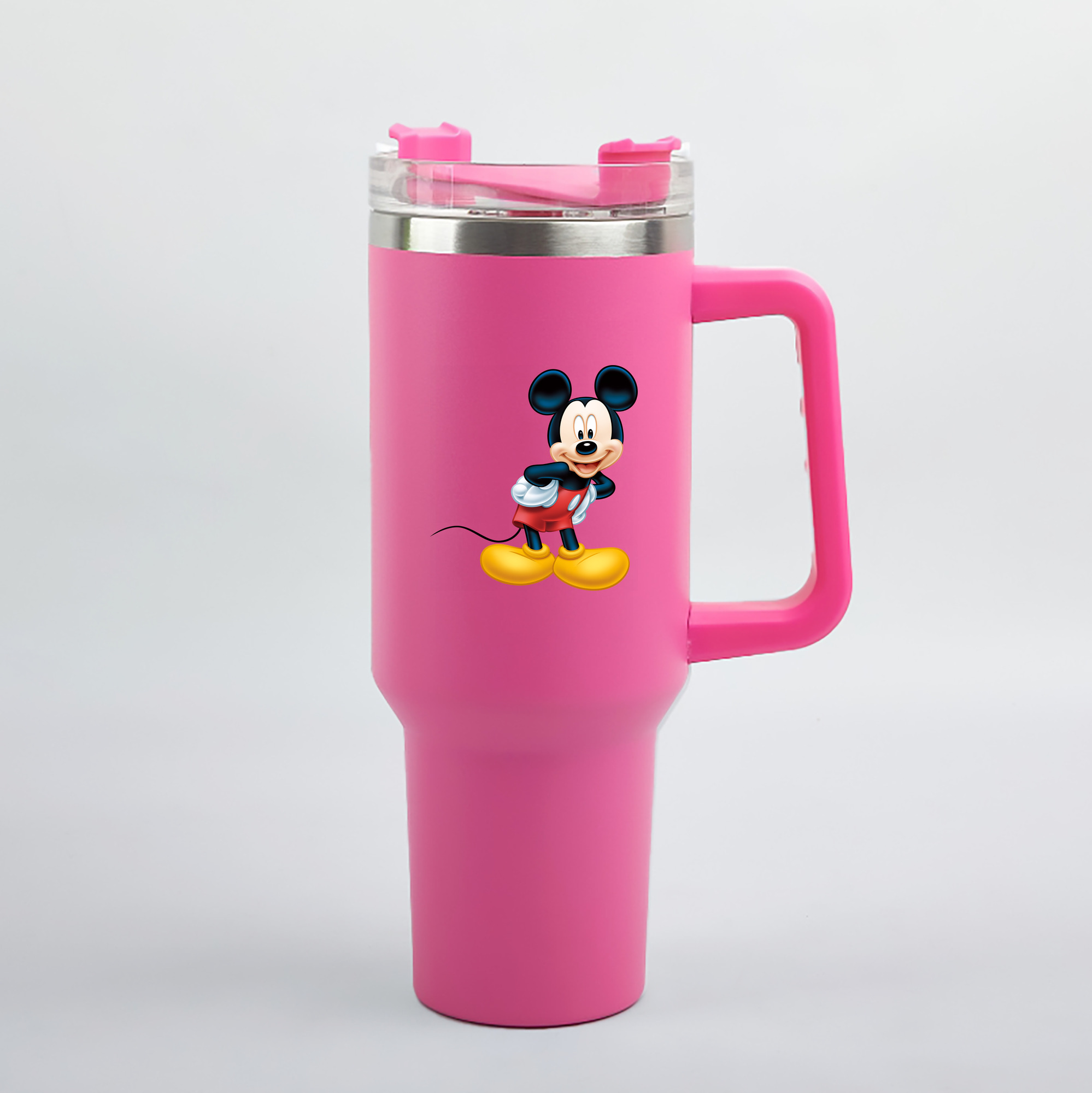 （画像用） ミッキーマウス Mickey Mouse 1200mL車用タンブラー（カラープリント）